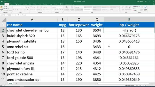 How to Use the IFERROR Function in Microsoft Excel (Error Handling) смотреть онлайн