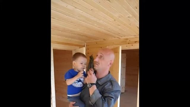 Сдача бани из бруса 6х9. смотреть онлайн