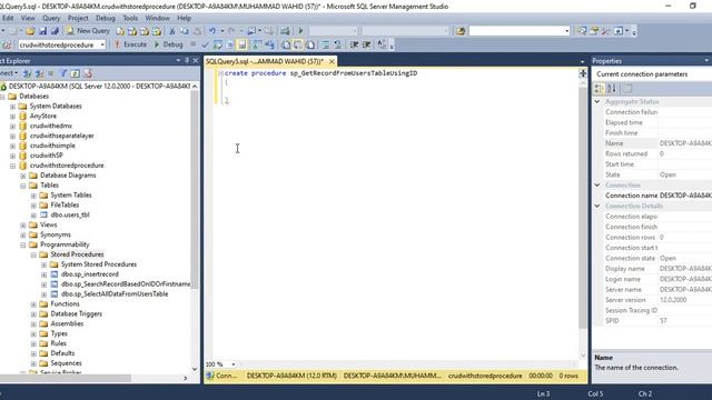 How to Make Stored Procedure in SQL that Get Data from table Based On ID in Urdu/Hindi смотреть онлайн
