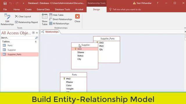 Microsoft Access 3: Build ER Model смотреть онлайн