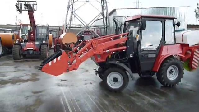 Отгрузка мини-трактора МТЗ-320.4 (Часть 1) смотреть онлайн