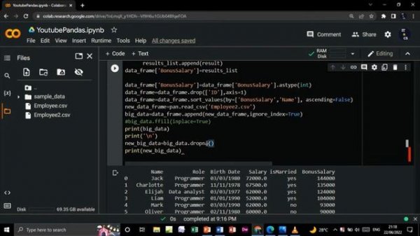 Drop Rows/Columns With NaN Values Dropna Dataframe Python Pandas