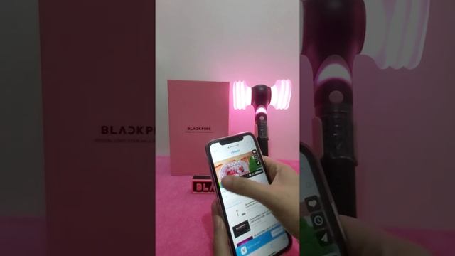 BLACKPINK Lightstick ver. 2 - bluetooth and ice cream MV connection tutorial смотреть онлайн