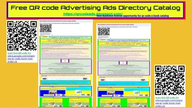 Free QR code Advertising Ads Directory Catalog смотреть онлайн