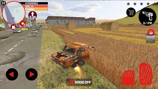 Flying Car Driving in A Huge Open World Game #2 - Slavic Style - Android Gameplay смотреть онлайн