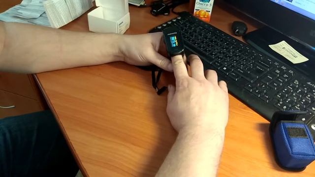 Обзор пульсоксиметр Pulse Oximeter  из китая