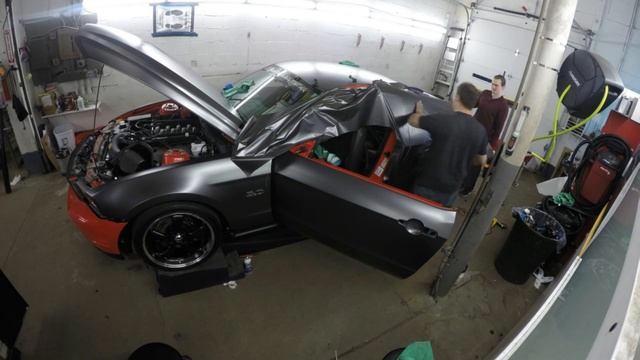 Car Wrap Ford Mustang Time Lapse Video смотреть онлайн
