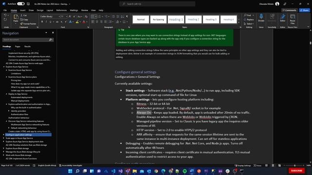 AZ 204 Configure App settings prt1 смотреть онлайн