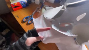 Wolf mask tutorial/ туториал по маске волка🐺 Opal🌊🦴 #квадробика #therian #териан #quadrobics