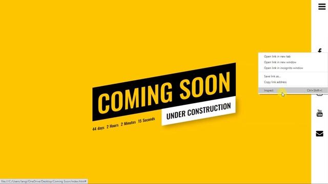Responsive Coming Soon Page Design using HTML CSS & JavaScript смотреть онлайн
