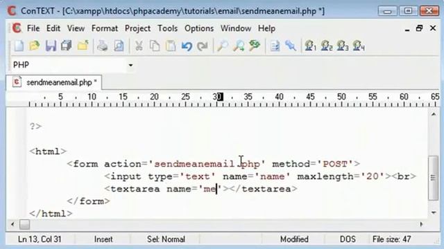 Sending Email in PHP Tutorial - Part 1 [English] смотреть онлайн