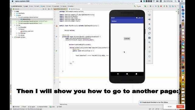 android Button Onclick смотреть онлайн