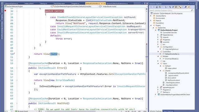 Sitecore Headless Development Masterpage & Solution Structure смотреть онлайн