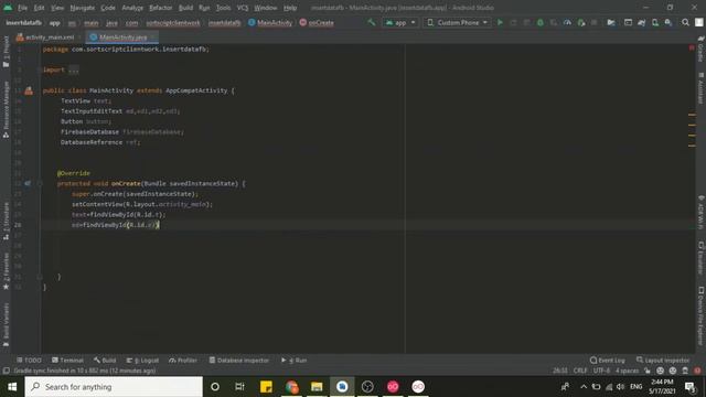 How to insert data into firebase database(using HashMap insert data into firebase) in Android Studi смотреть онлайн