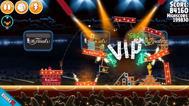 Angry Birds Seasons 5-6 Ham Dunk The Finals (3 Stars) смотреть онлайн