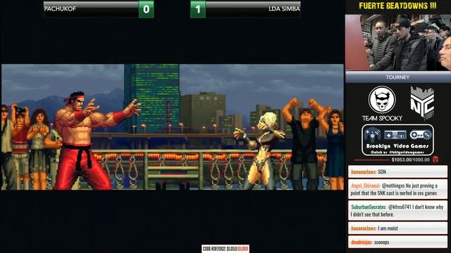 KOF2002 Grand Finals @ Fuerte Beatdown III - PachuKOF Vs LDA Simba [1080p/60fps]