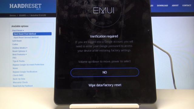 HARD RESET HUAWEI MediaPad T5 - Remove Personal Data / Bypass Screen Lock смотреть онлайн