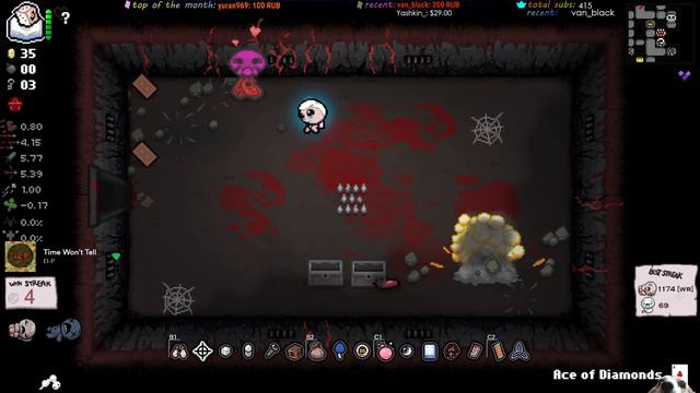 [#005] Иден стрик на 4 Цели - Зодиак | The Binding of Isaac: Repentance смотреть онлайн
