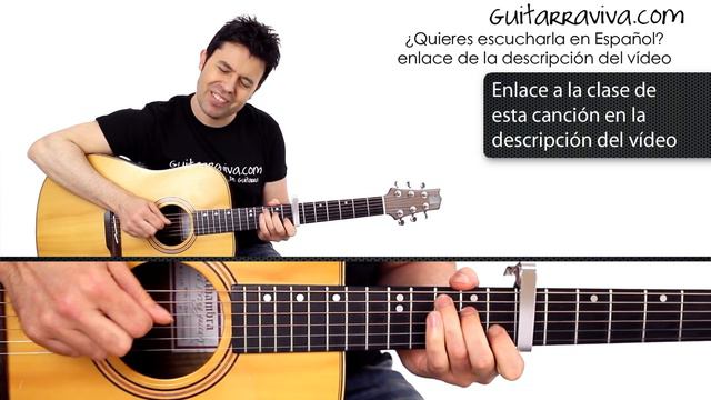 Here Comes The Sun Tutorial demostración de guitarra (enlace en la descripción) смотреть онлайн