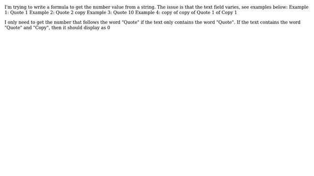 Salesforce: Formula to extract numeric values from text field based on condition смотреть онлайн