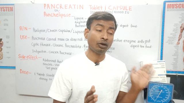 Pancreatin Tablet/Capsule 10000/25000/40000/IU