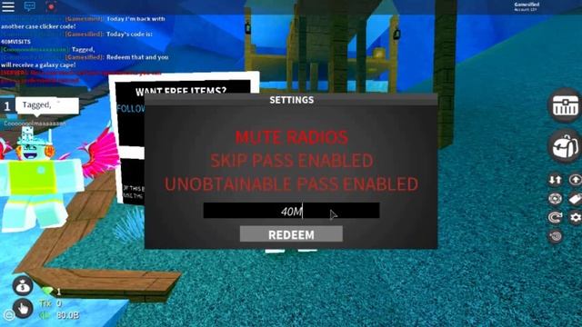 ROBLOX- Case Clicker - Code for Galaxy Cape! смотреть онлайн
