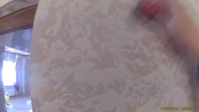 Отделка прихожей декоративной штукатуркой "Карта Мира" своими руками из простой гипсовой штукатурки смотреть онлайн