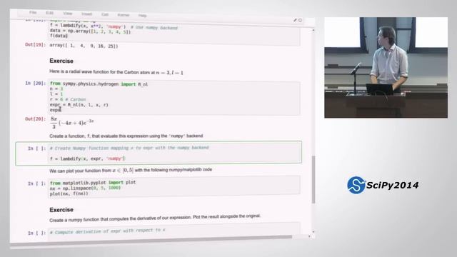 SymPy - Part 3 | SciPy 2014 | Aaron Meurer, Jason K Moore, Matthew Rocklin смотреть онлайн