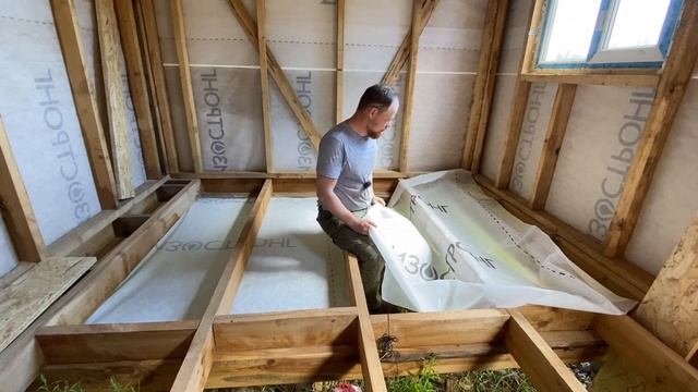 Пластаюсь под домом, пытаюсь смонтировать ветрозащиту смотреть онлайн