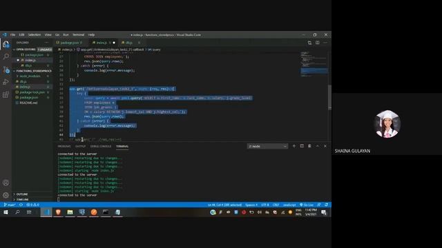 Server Routes using NodeJs, Postgres, Visual Studio Code and Postman. смотреть онлайн
