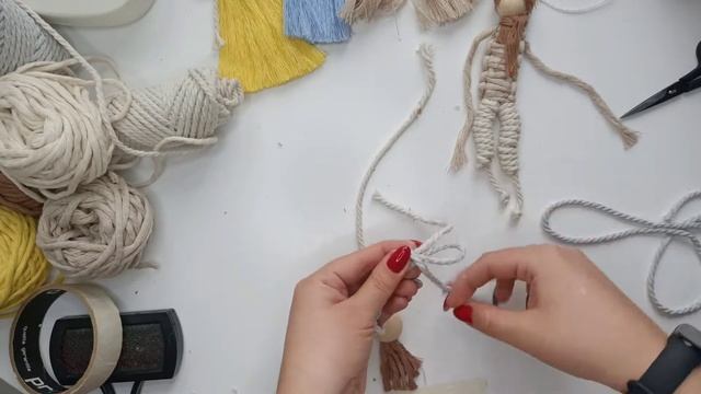 Семейное панно в технике макраме своими руками смотреть онлайн