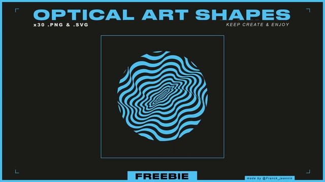 Free Vector Optical Art Shapes #opart - FREEBIE / Graphic Drop смотреть онлайн
