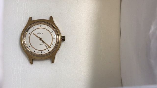 Мужские наручные часы Луч плоские 23 камня СССР позолота смотреть онлайн