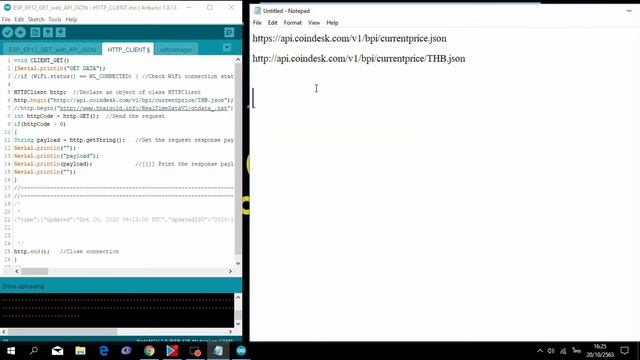 ESP8266 EP-12 HTTP GET web API JSON HOW IT WORKS смотреть онлайн