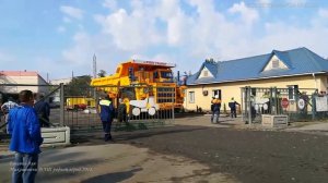 РУПП "Гранит", первый рейс самосвала "Белаз" (90 тонн) с электроприводом! 14.09.2018г.