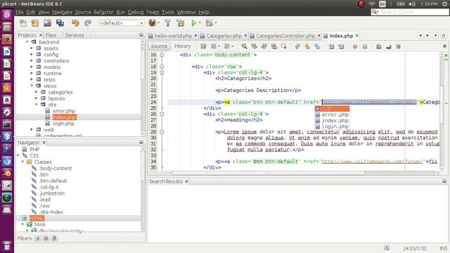 Yii2 Lecture 5 - Create Model Controllers and Views with gii tool смотреть онлайн