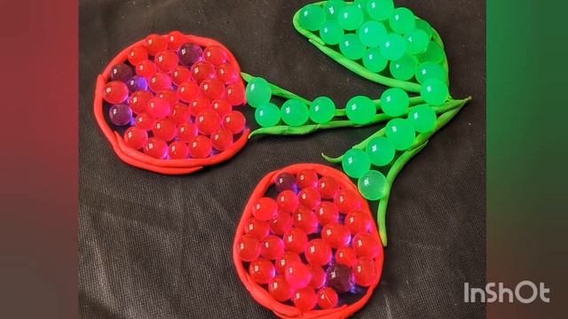 (eng.subt) Гидрогелевые шарики. Как сделать, как играть, поделки, светящиеся шарики. Aqua gel balls смотреть онлайн