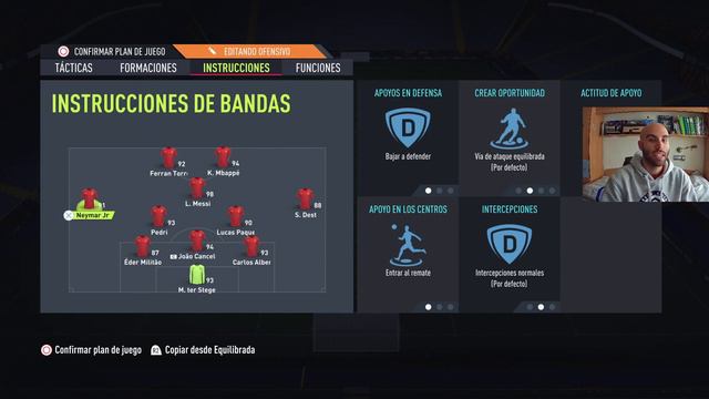 ⚽TÁCTICAS PERSONALIZADAS , INSTRUCCIONES 352 |⚽ LA FORMACIÓN MÁS COMPLETA FIFA 22 🔥