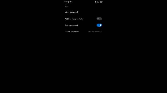 How to Add or Remove Camera Watermark in Redmi Smart Phone смотреть онлайн