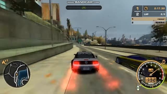 Jewel's Ford Mustang Gt vs Ronnie's Aston Martin DB9 Mostwanted Race смотреть онлайн
