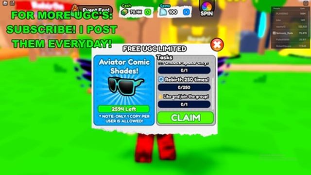 How To Get Aviator Comic Shades in Yeet a Plane Simulator! (FREE LIMITED UGC ITEMS) смотреть онлайн