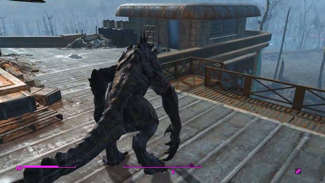 Fallout 4: Playable Deathclaw Mod смотреть онлайн