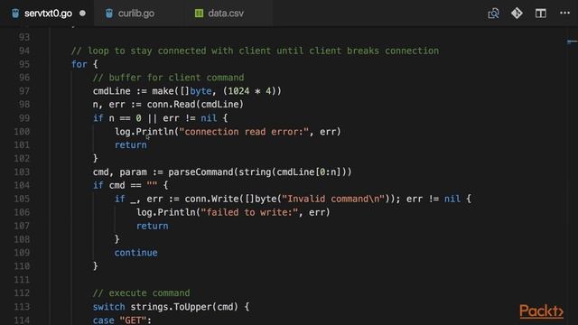 Network Programming with Go: A TCP Server with a Custom Protocol |packtpub.com смотреть онлайн