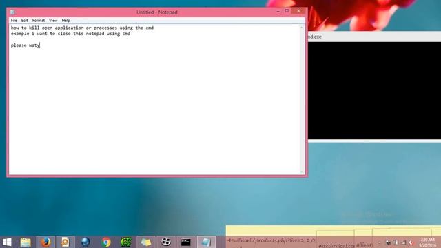 How to close program or end processes using Command Prompt (Cmd) смотреть онлайн