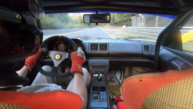 Nurburgring In A Ferrari 348 Challenge смотреть онлайн