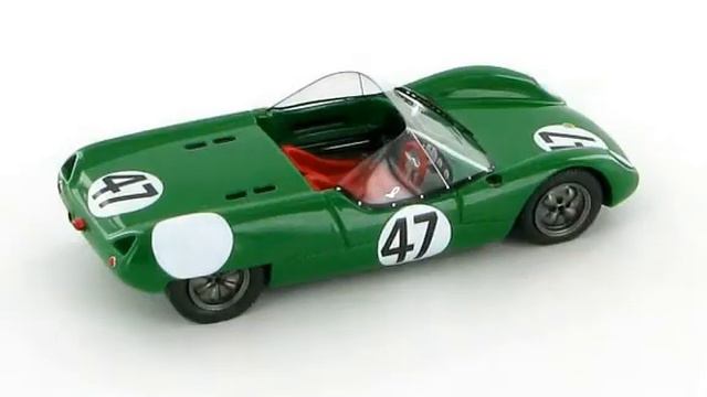 Lotus 23 Jim Clark - Trevor Taylor Le Mans 1962 1:43 Scale Model Car смотреть онлайн