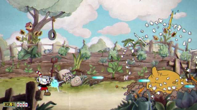 Cuphead Trying to beat the game in one day смотреть онлайн