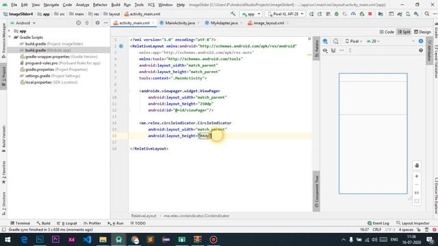 Android studio Image Slider using ViewPager tutorial in Hindi/Urdu | Add Circle Indicator | part 2 смотреть онлайн