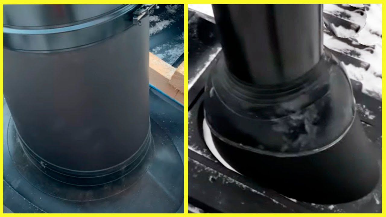 ПРОХОД КРУГЛОГО ДЫМОХОДА ЧЕРЕЗ КРЫШУ. КАК ПРАВИЛЬНО ВЫВОДИТЬ ТРУБУ ЧЕРЕЗ КРОВЛЮ смотреть онлайн