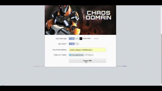 Получаем игру Chaos Domain для steam Бесплатно смотреть онлайн
